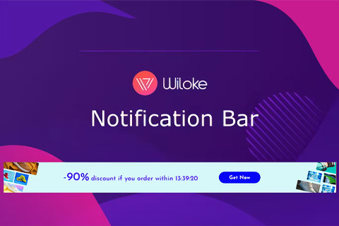 WordPress плагин CodeCanyon Wiloke Notification Bar