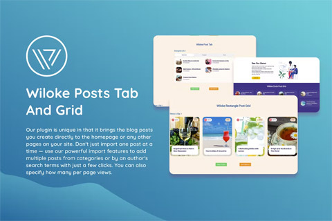 WordPress плагин CodeCanyon Wiloke Posts Tab And Grid