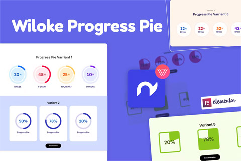 CodeCanyon Wiloke Progress Pie