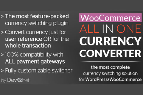 WordPress плагин CodeCanyon WooCommerce All in One Currency Converter