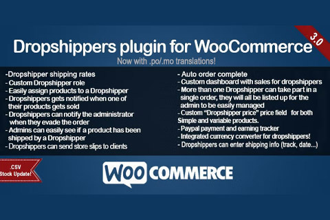 WordPress плагин CodeCanyon WooCommerce Dropshippers