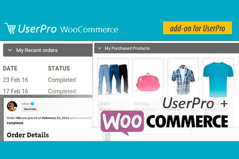 WordPress плагин CodeCanyon WooCommerce integration for UserPro
