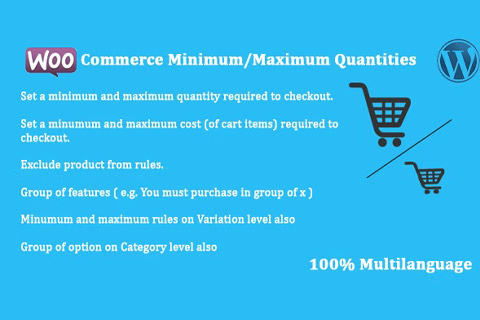 CodeCanyon WooCommerce Minimum-Maximum Quantities