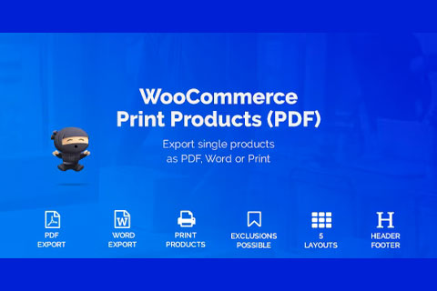 WordPress плагин CodeCanyon WooCommerce Print Products