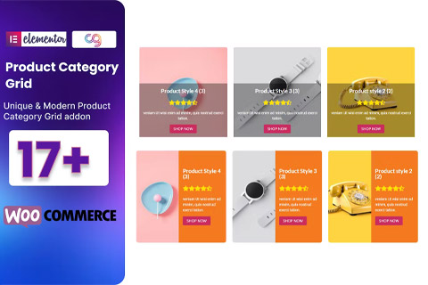 WordPress плагин CodeCanyon BWD WooCommerce Product Category Grid