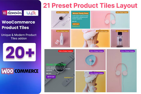 WordPress плагин CodeCanyon BWD WooCommerce Product Tiles