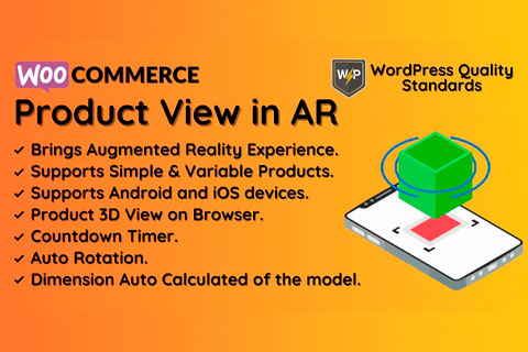 WordPress плагин CodeCanyon WooCommerce Product View in AR
