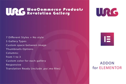 WordPress плагин CodeCanyon Woocommerce Products Revolution Gallery