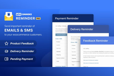WordPress плагин CodeCanyon WooCommerce Reminder Emails
