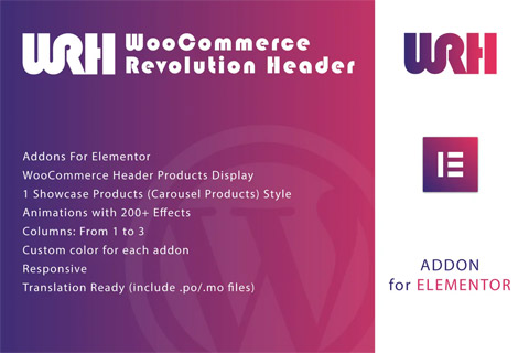 WordPress плагин CodeCanyon WooCommerce Revolution Header