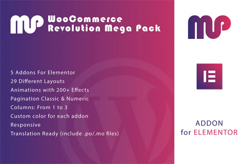 WordPress плагин CodeCanyon WooCommerce Revolution Mega Pack