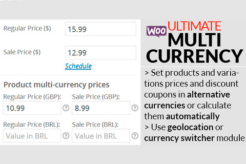 WordPress плагин CodeCanyon WooCommerce Ultimate Multi Currency Suite