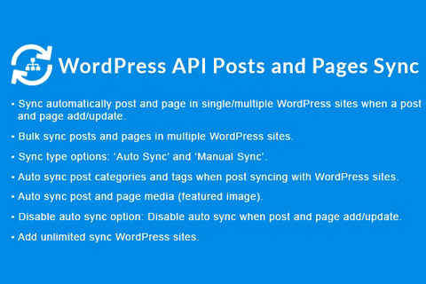 CodeCanyon WordPress API Posts and Pages Sync