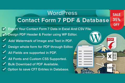 CodeCanyon WordPress Contact Form 7 PDF