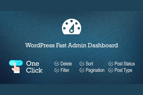 WordPress плагин CodeCanyon WordPress Fast Admin Dashboard