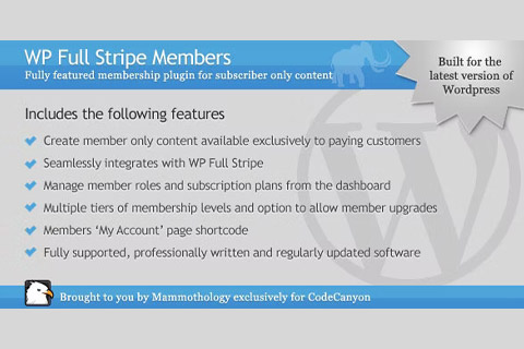 CodeCanyon WP Full Stripe Members