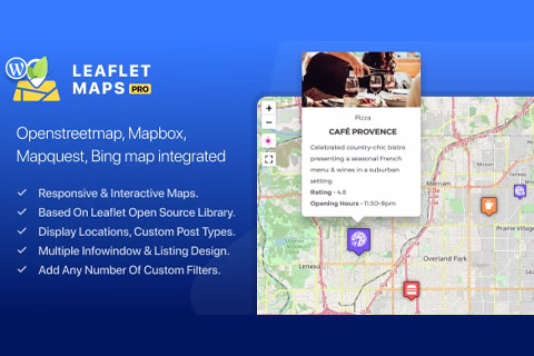 Плагин CodeCanyon WP Leaflet Maps Pro WordPress плагин CodeCanyon WP Leaflet Maps Pro