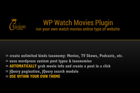 WordPress плагин CodeCanyon WP Watch Movies