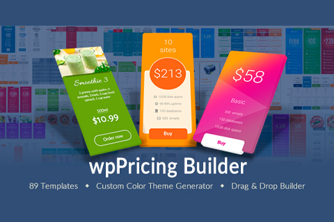 WordPress плагин CodeCanyon wpPricing Builder