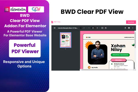 WordPress плагин CodeCanyon BWD Clear PDF View