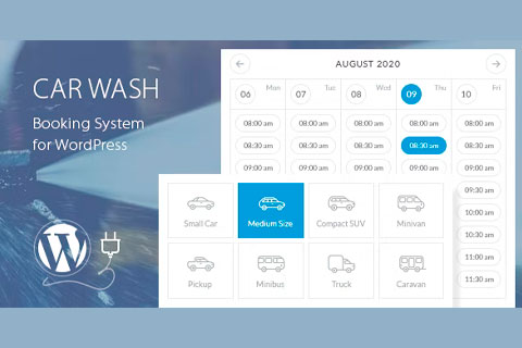 WordPress плагин CodeCanyon Car Wash Booking System