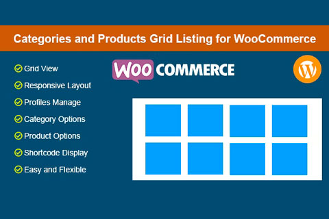 WordPress плагин CodeCanyon Categories and Products Grid Listing