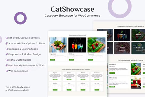 WordPress плагин CodeCanyon CatShowcase
