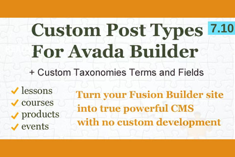 WordPress плагин CodeCanyon Custom Post Types, Taxonomies and Fields
