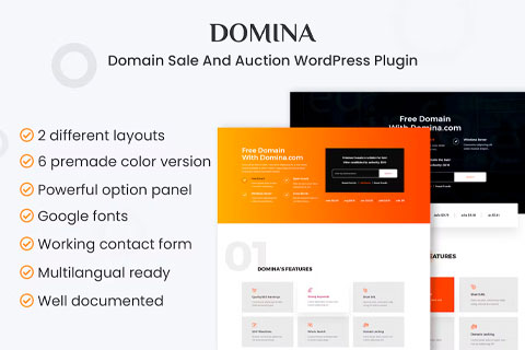 WordPress плагин CodeCanyon Domina