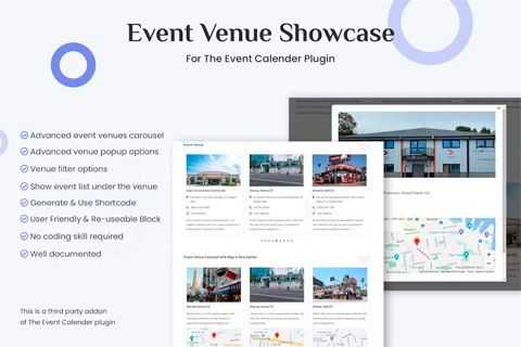 WordPress плагин CodeCanyon Event Venue Showcase