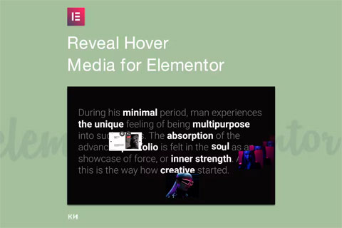 WordPress плагин CodeCanyon Media Reveal Hover for Elementor