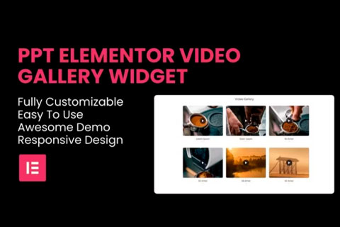 WordPress плагин CodeCanyon PPT Video Gallery Elementor Widget
