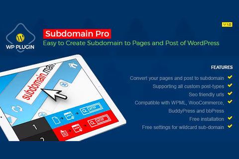 WordPress плагин CodeCanyon Subdomain Pro