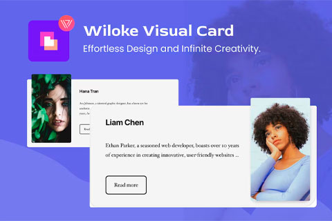 CodeCanyon Wiloke Visual Card Elementor