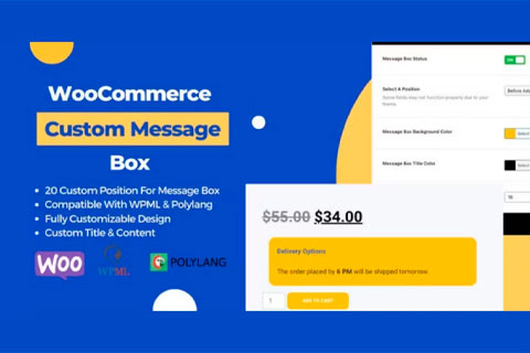 WordPress плагин CodeCanyon WooCommerce Product Page Custom Message Box