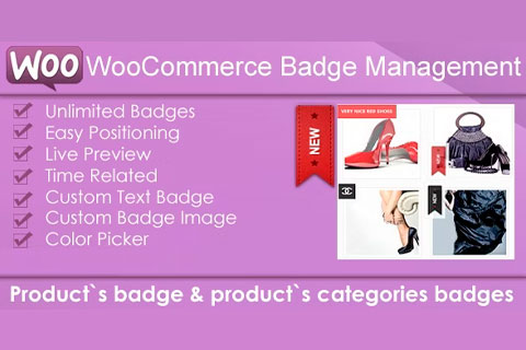 WordPress плагин CodeCanyon WooCommerce Products Badge Management