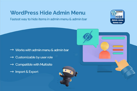 CodeCanyon WordPress Hide Admin Menu Plugin