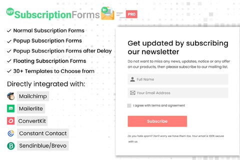 CodeCanyon WP Subscription Forms Pro