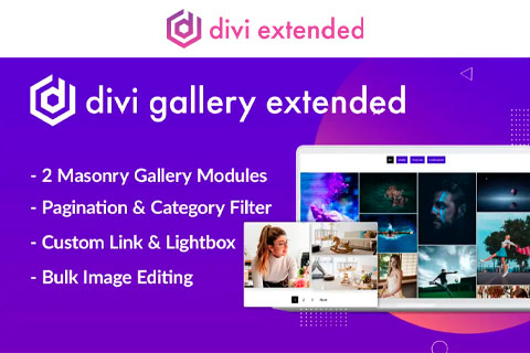 WordPress плагин Divi Gallery Extended
