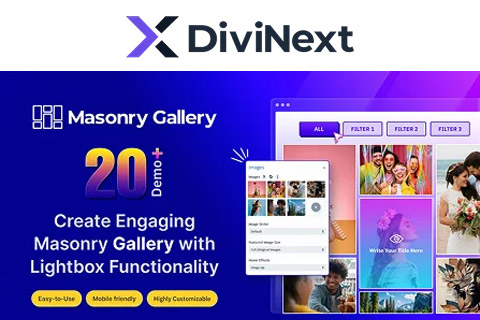 WordPress плагин Divi Masonry Gallery