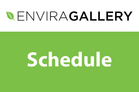 Envira Gallery Schedule
