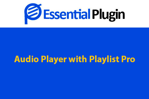 Audio Player with Playlist Pro