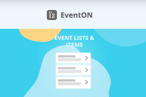 WordPress плагин EventON Lists and Items