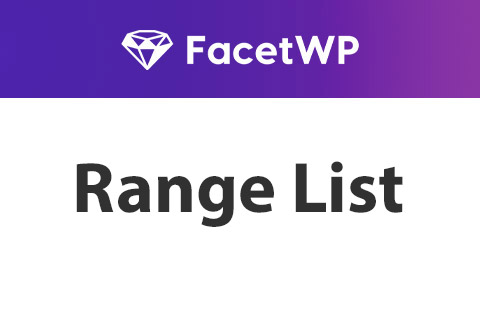 FacetWP Range List