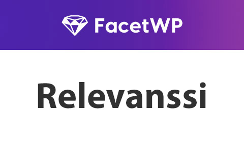 WordPress плагин FacetWP Relevanssi