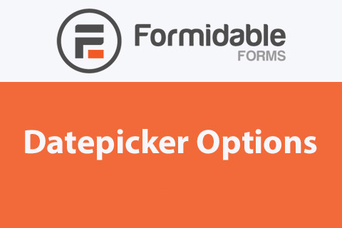 WordPress плагин Formidable Datepicker Options