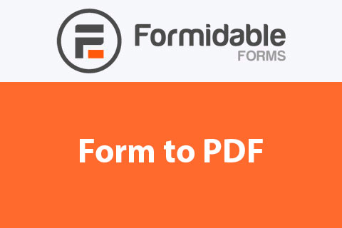 WordPress плагин Formidable PDFs