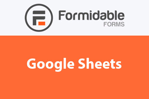 WordPress плагин Formidable Google Sheets