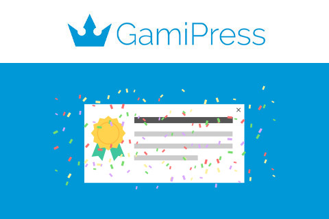 WordPress плагин GamiPress Congratulations Popups