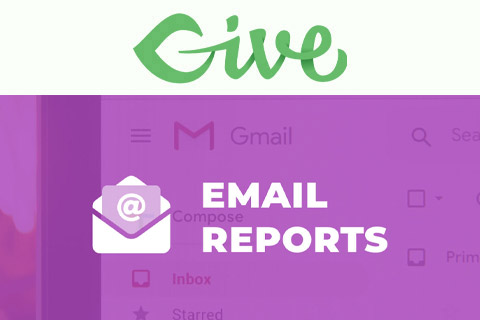 WordPress плагин Give Email Reports